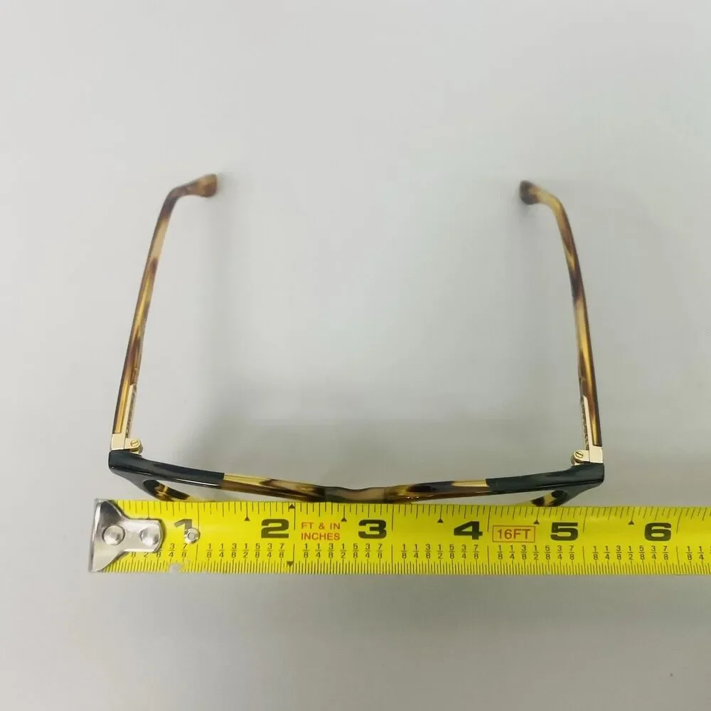 Paul & Joe Seaport Eyeglasses Frames 50-18-135 Brown Tortoise Floral tip w/ case